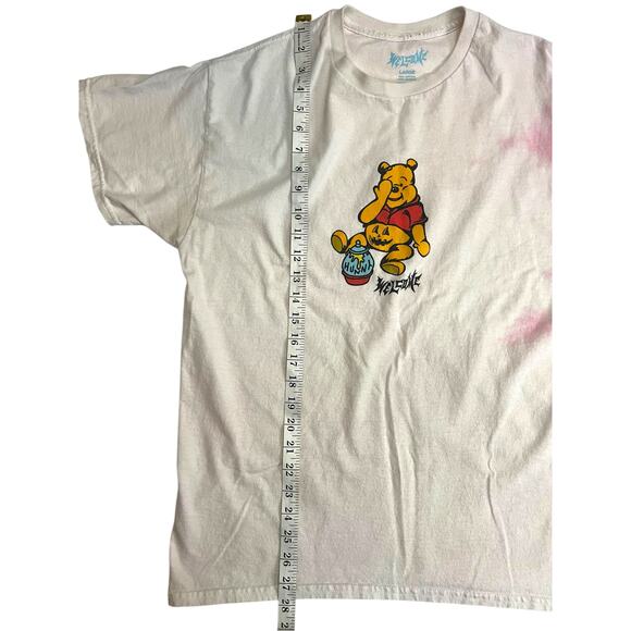 Winnie the Pooh Halloween Pumpkin T-Shirt by Welcome Skateboards Tee Size Large - Picture 10 of 10
